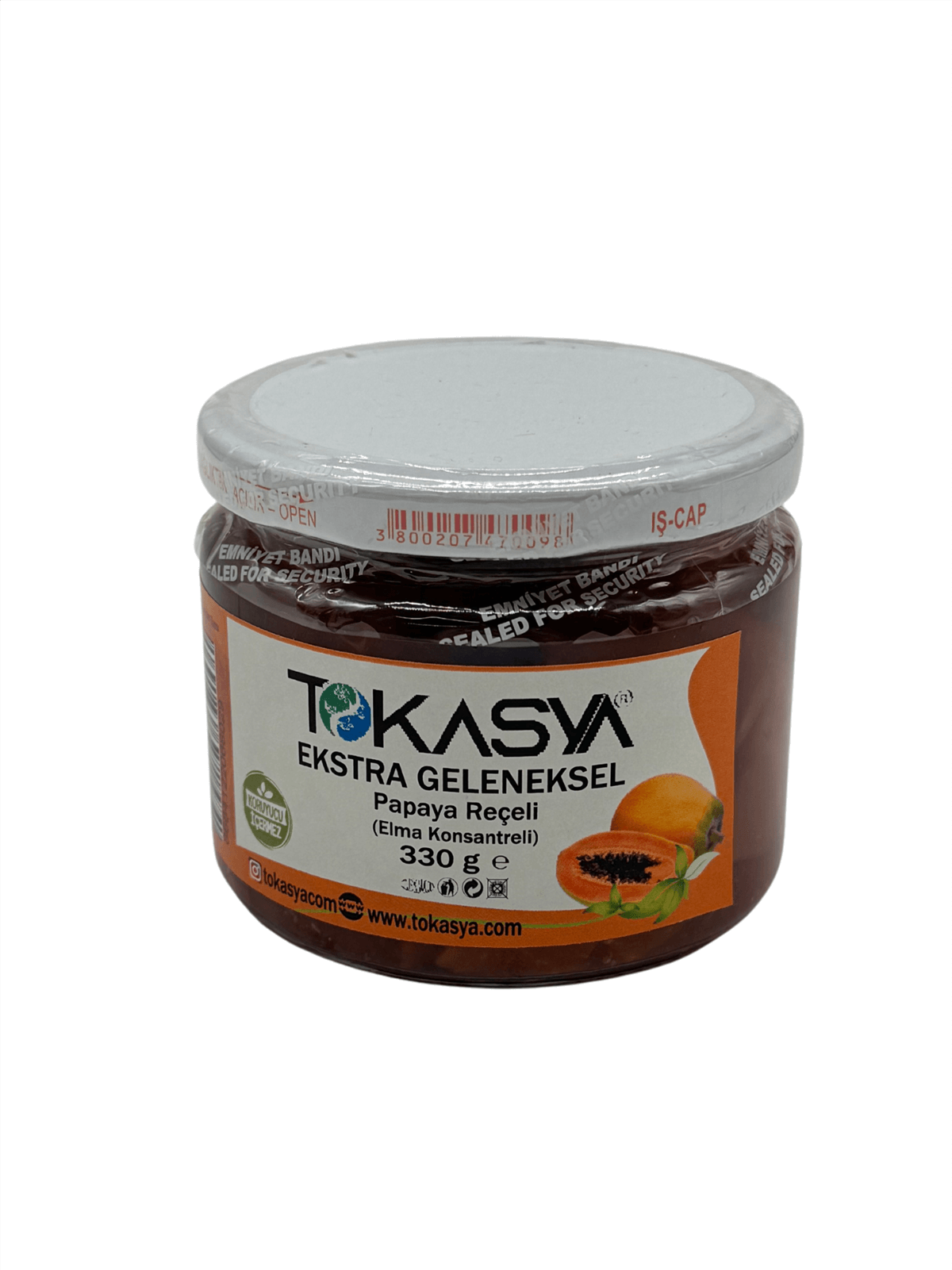 Tokasya Papaya Reçeli (Elma Konsantreli) 330 g