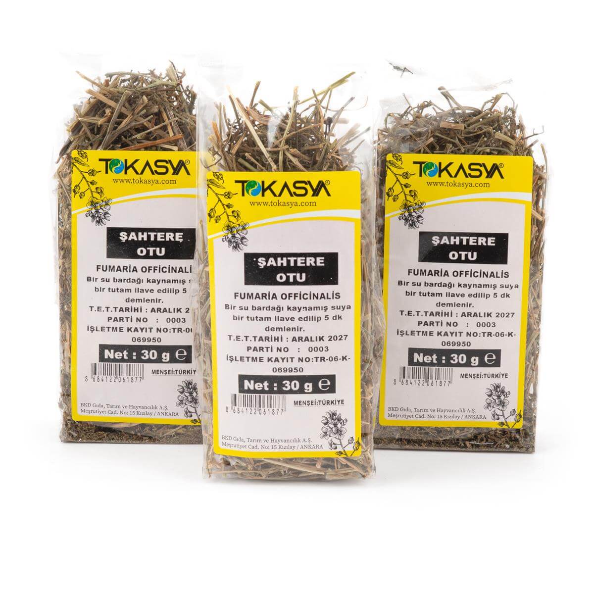 Tokasya Şahtere Otu 30 g (3 lü Paket) 