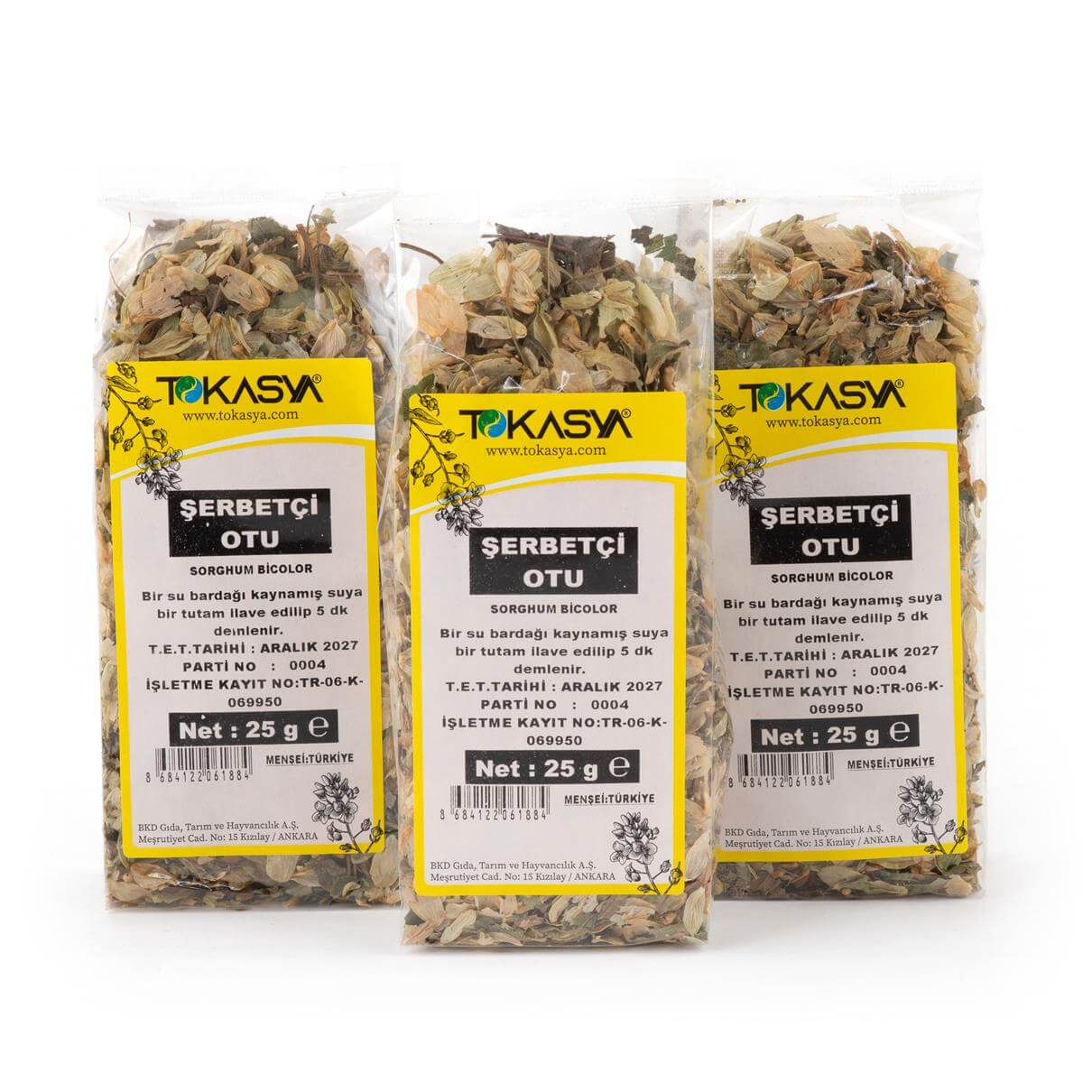 Tokasya Şerbetçi Otu 25 g (3 lü Paket) 