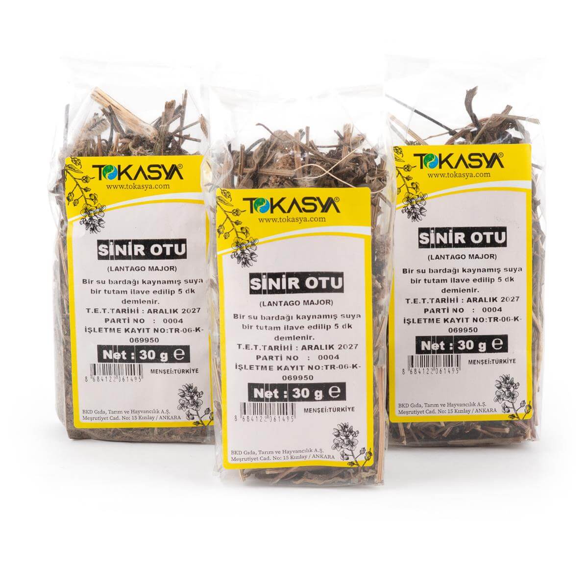 Tokasya Sinir Otu 30 g (3 lü Paket) 