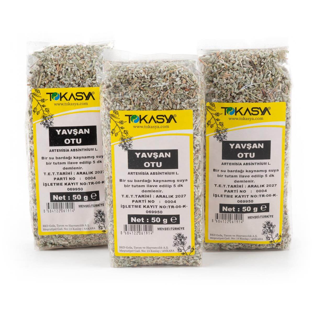 Tokasya Yavşan Otu 50 g (3 lü Paket) 