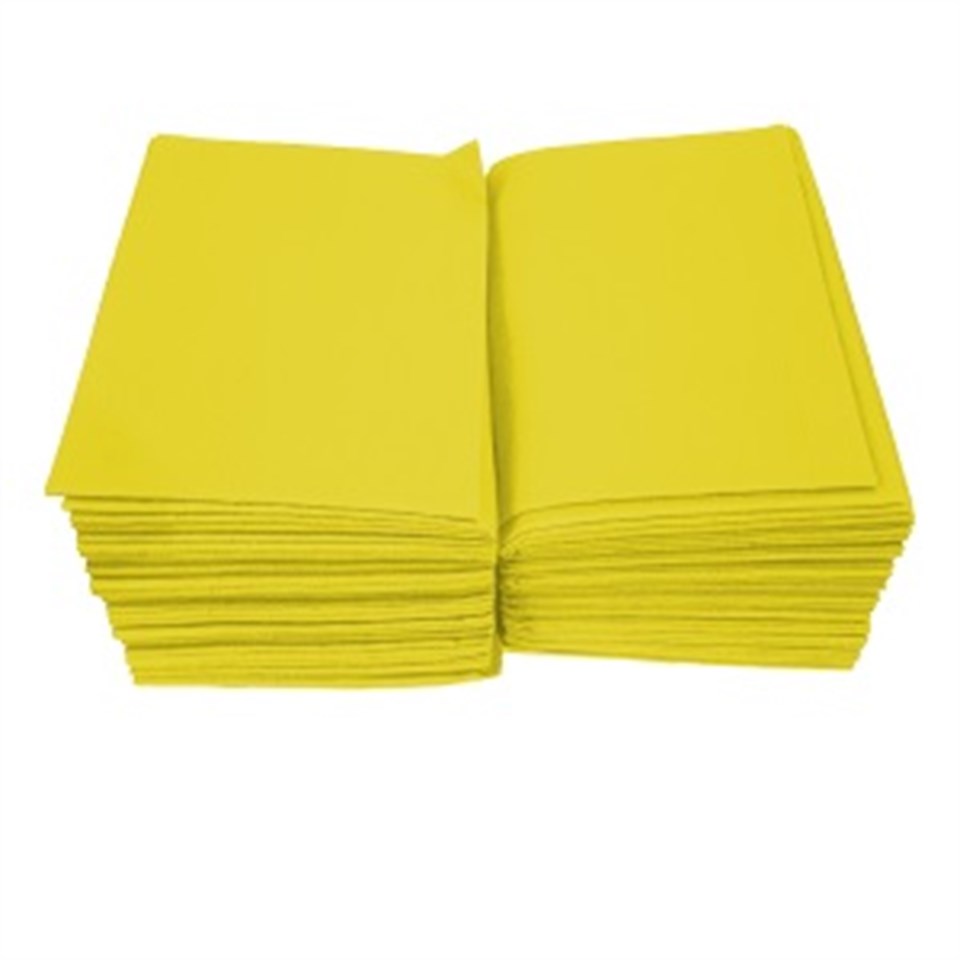 Antibakteriyel Katlanmış Peçete 100'lü - Sarı
