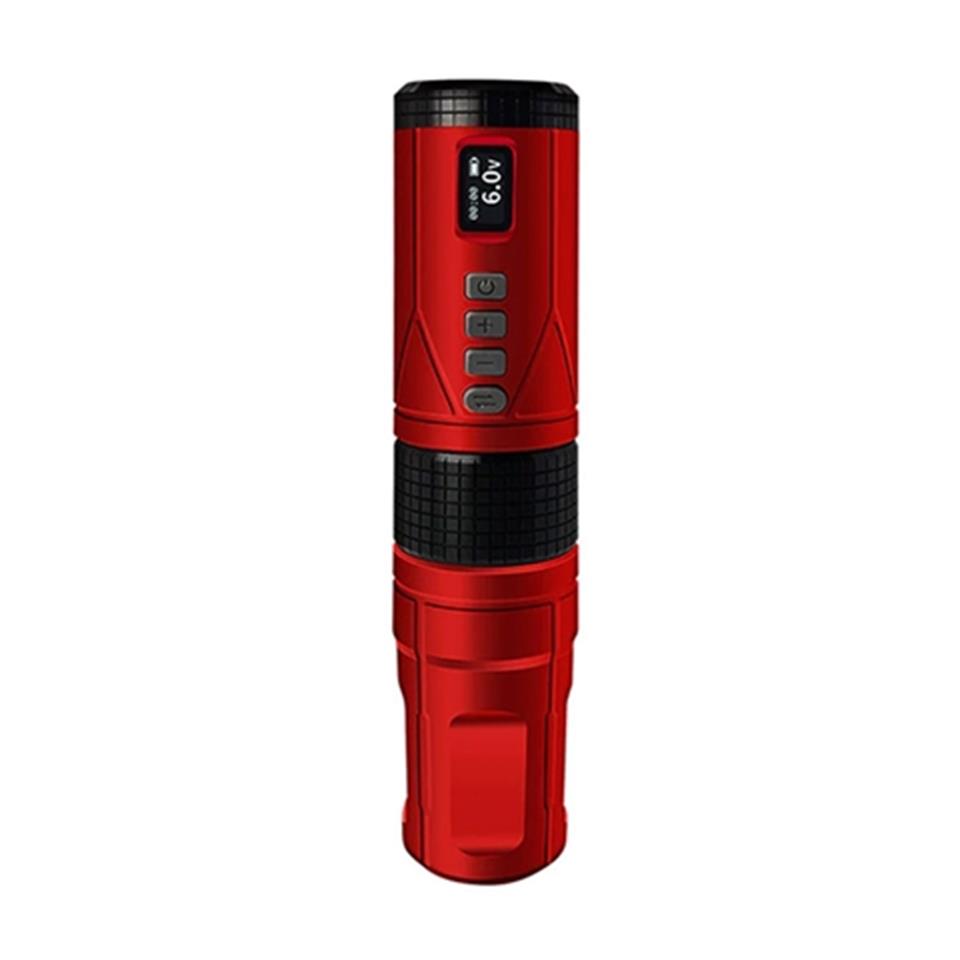 BRONC WIRELESS TATTOO PEN V8 4.0 Stroke Red