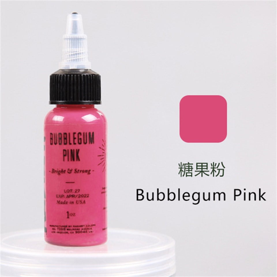 Bubble Gum Pink - Radiant Tattoo Dövme Boyası - 1oz/30ml