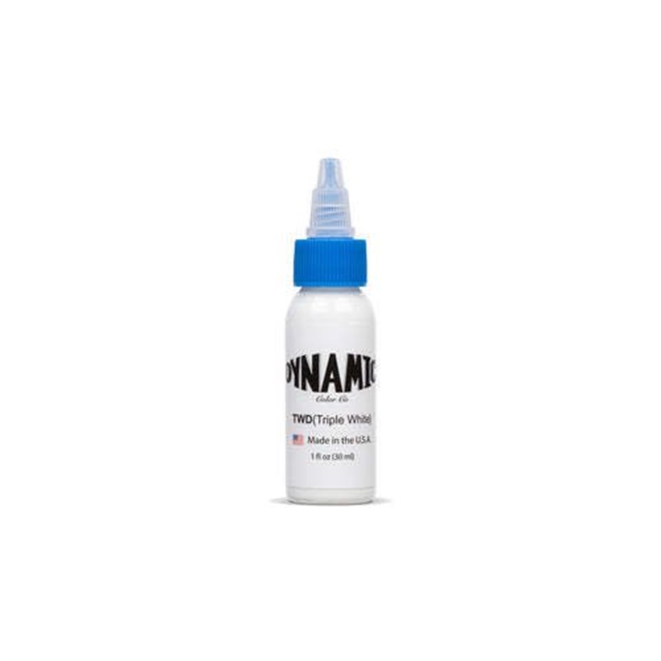 Dynamic Triple White - Beyaz Tattoo Dövme Boyası - 1oz/30ml