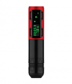 EZ P2S Wireless Battery Tattoo Pen 3.5 mm Stroke - Red
