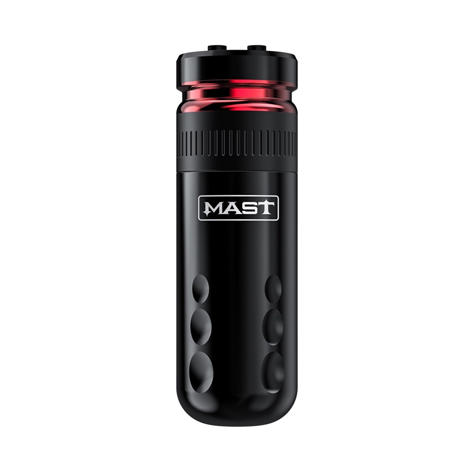Mast Racer Wireless Tattoo Pen Machine Rose Shortest Machine with 4.0MM Strokes Two Replaceable Batteries