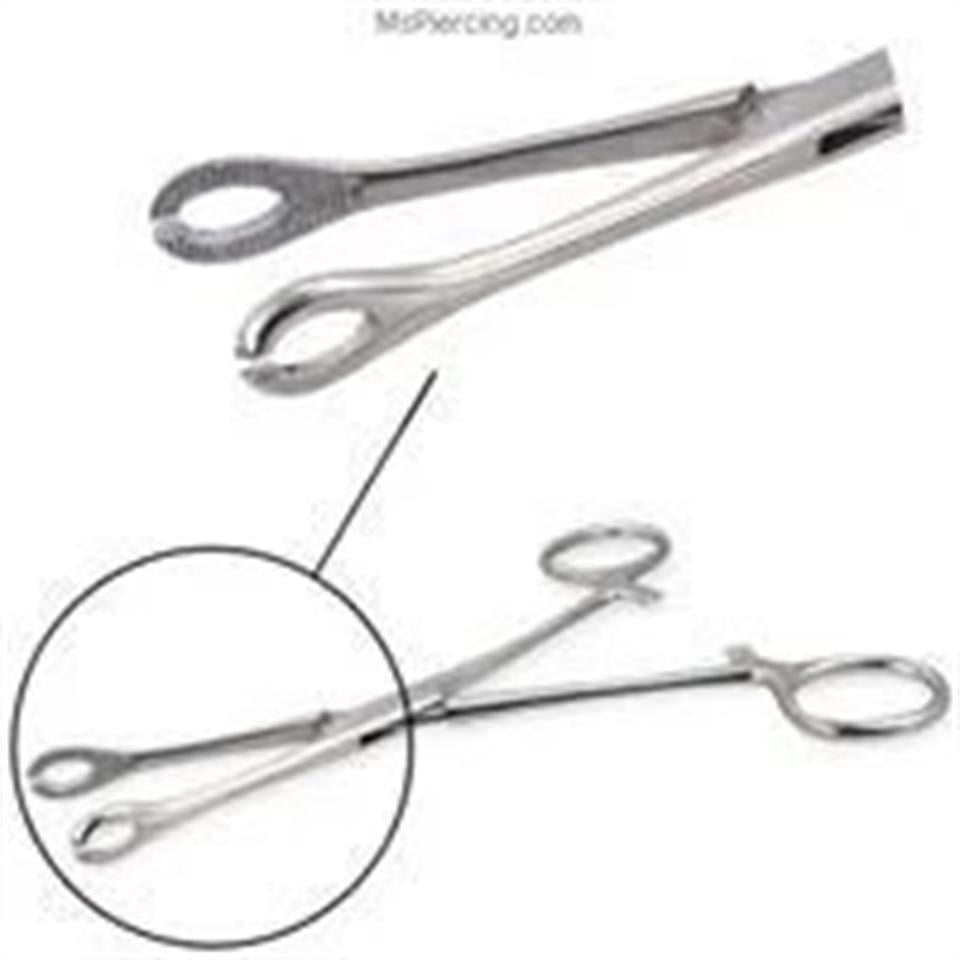 Piercing Makası (Pens) Yuvarlak Açık Uçlu