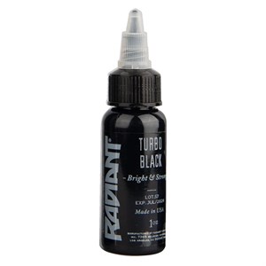 Turbo Black - Radiant Tattoo Dövme Boyası - 1oz/30ml