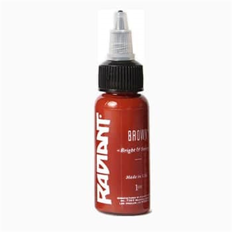 Brown - Radiant Tattoo Dövme Boyası - 1oz/30ml