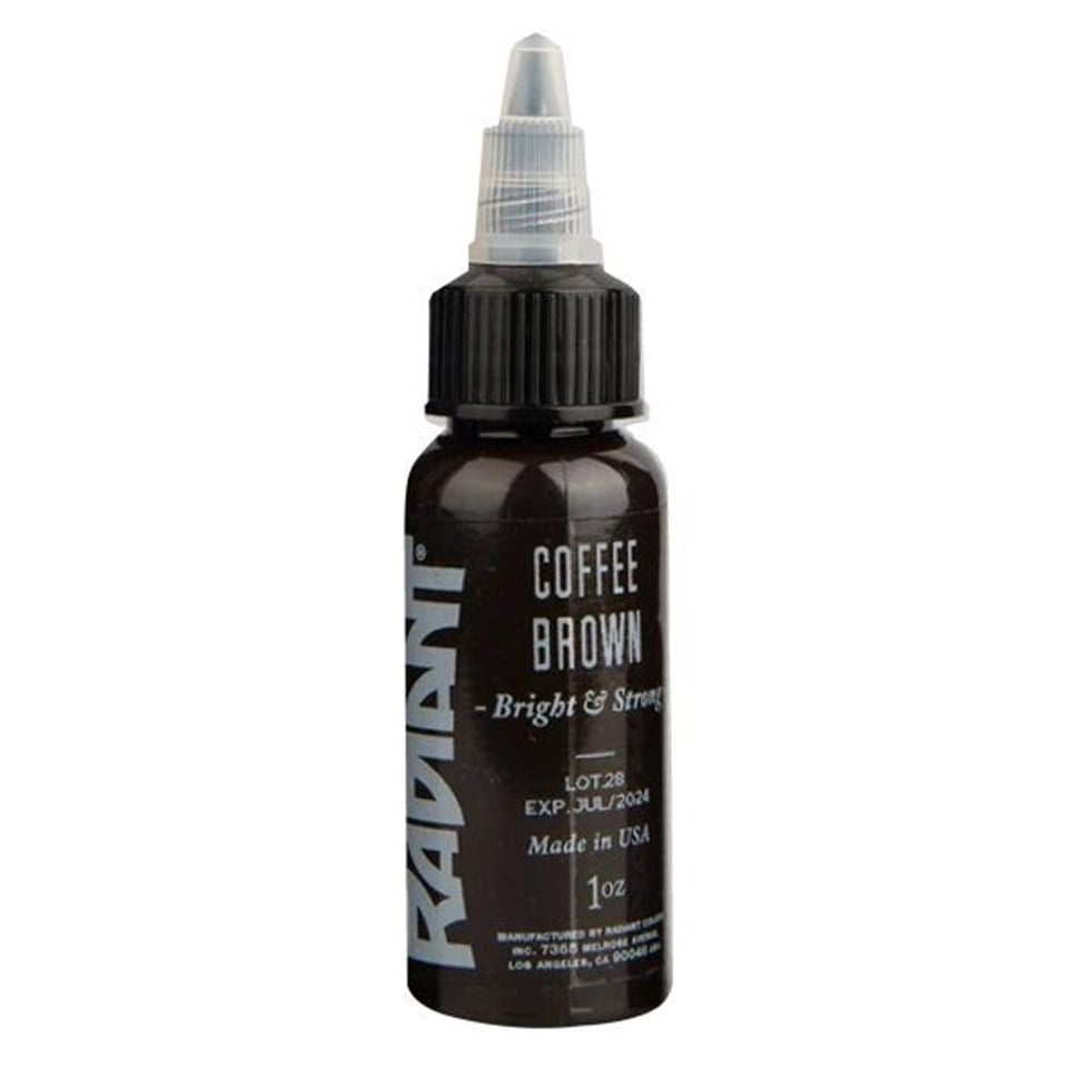 Coffee Brown – Radiant Tattoo Dövme Boyası – 1oz/30ml