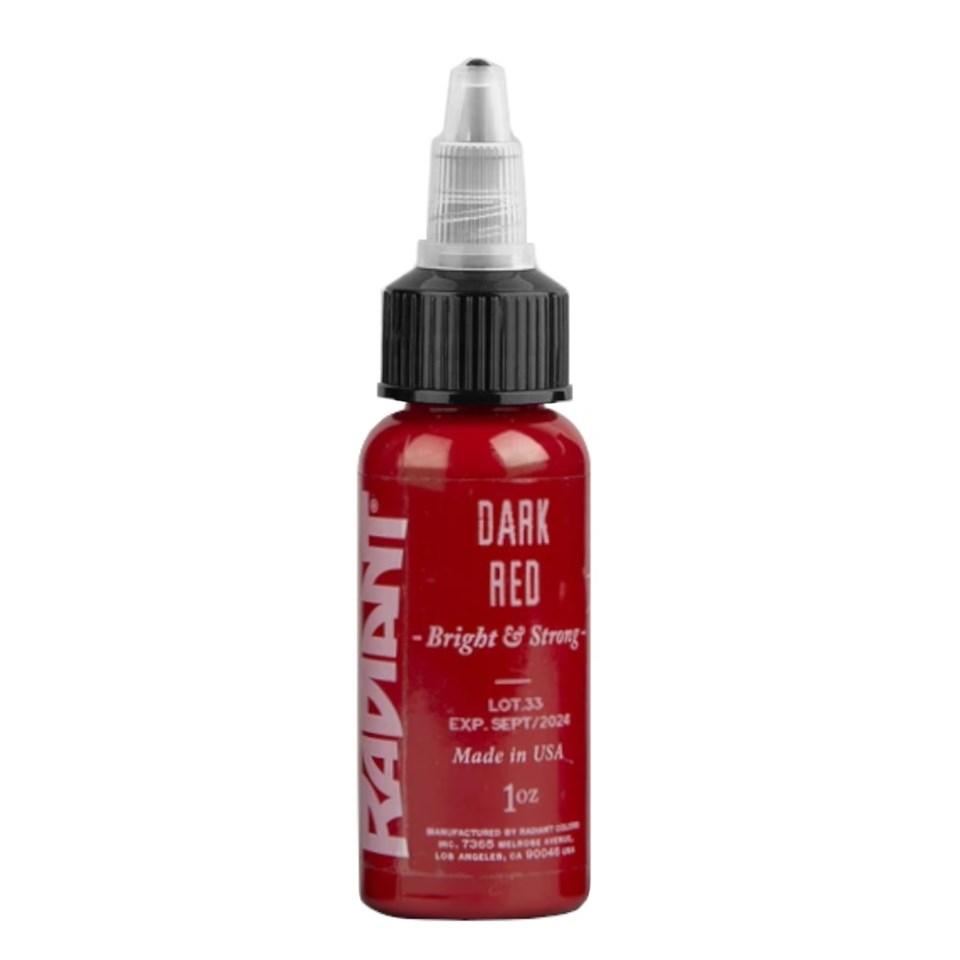 Dark Red - Radiant Tattoo Dövme Boyası - 1oz/30ml