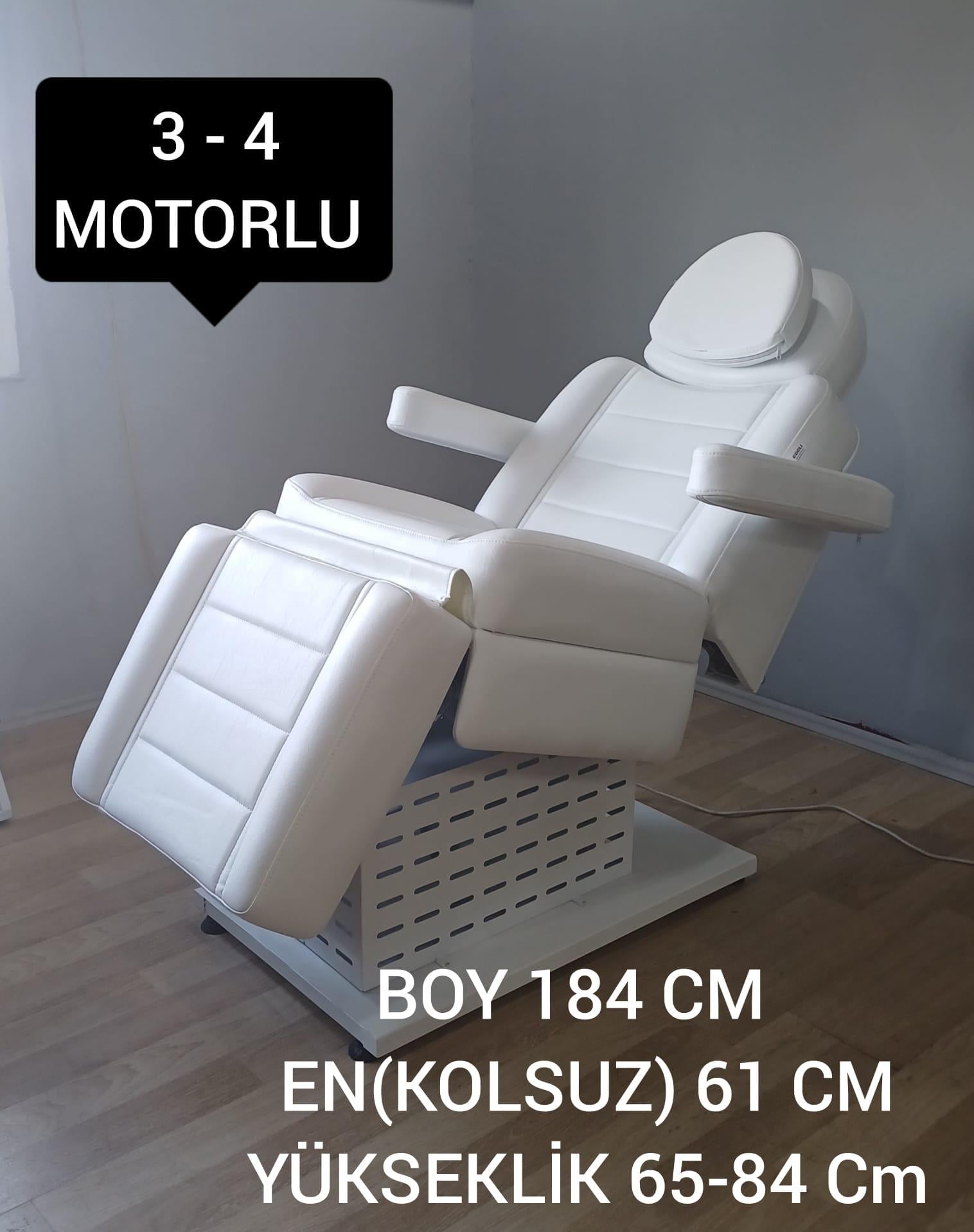 Dövme ve Güzellik Salonu 4 Motorlu Sedye