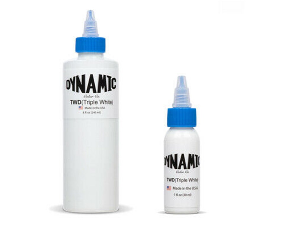Dynamic Triple White - Beyaz Tattoo Dövme Boyası - 1oz/30ml