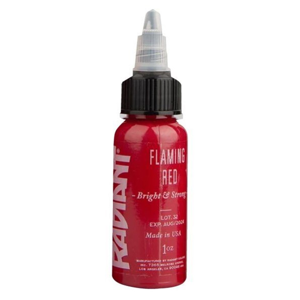 Flaming Red – Radiant Tattoo Dövme Boyası – 1oz/30ml