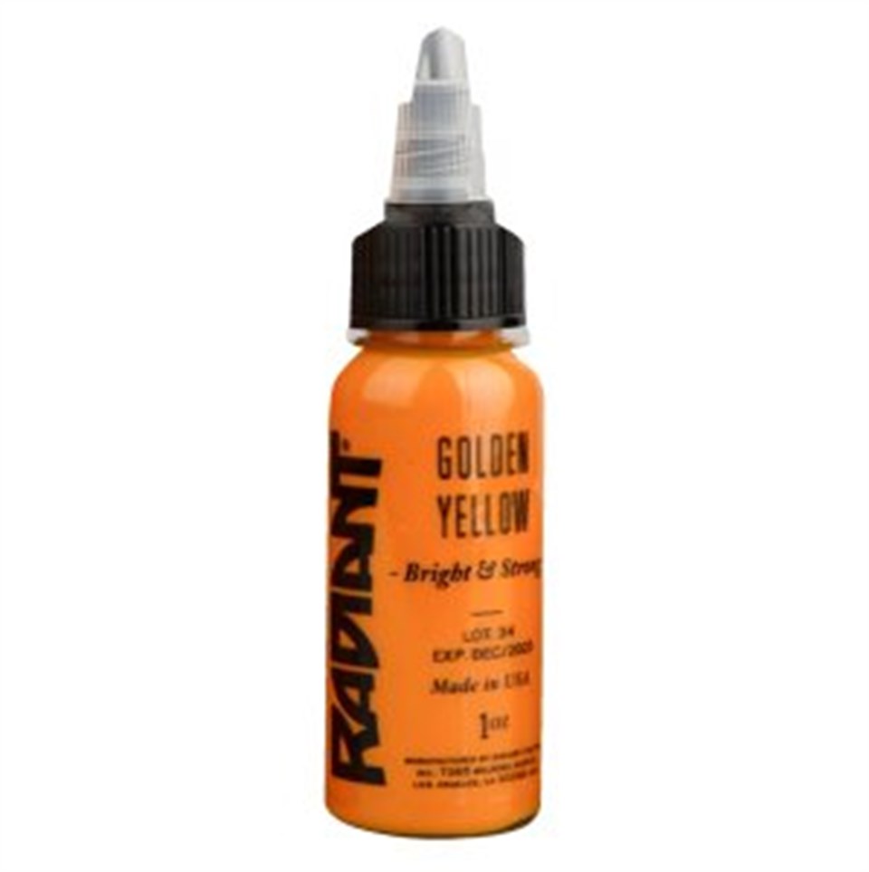 Golden Yellow - Radiant Tattoo Dövme Boyası - 1oz/30ml