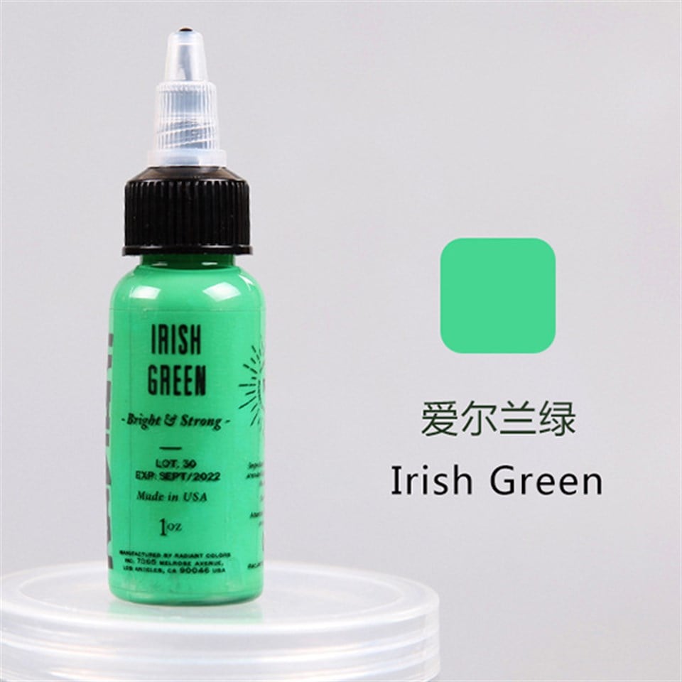 Irish Green - Radiant Tattoo Dövme Boyası - 1oz/30ml