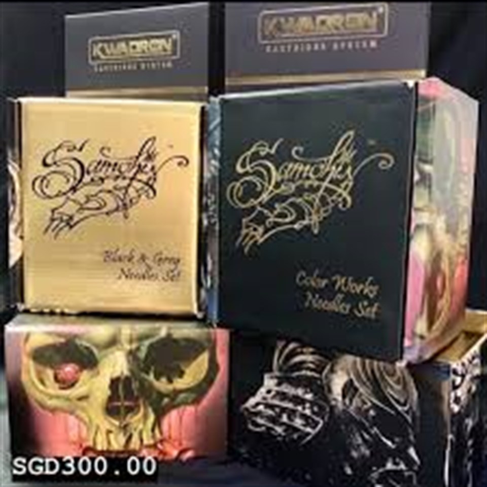 Kwadron Dmitriy Samohin Kartuş Dövme İğnesi Seti 8 Adet x 20 Pcs (SİYAH & GRİ ÇALIŞMALAR İÇİN)