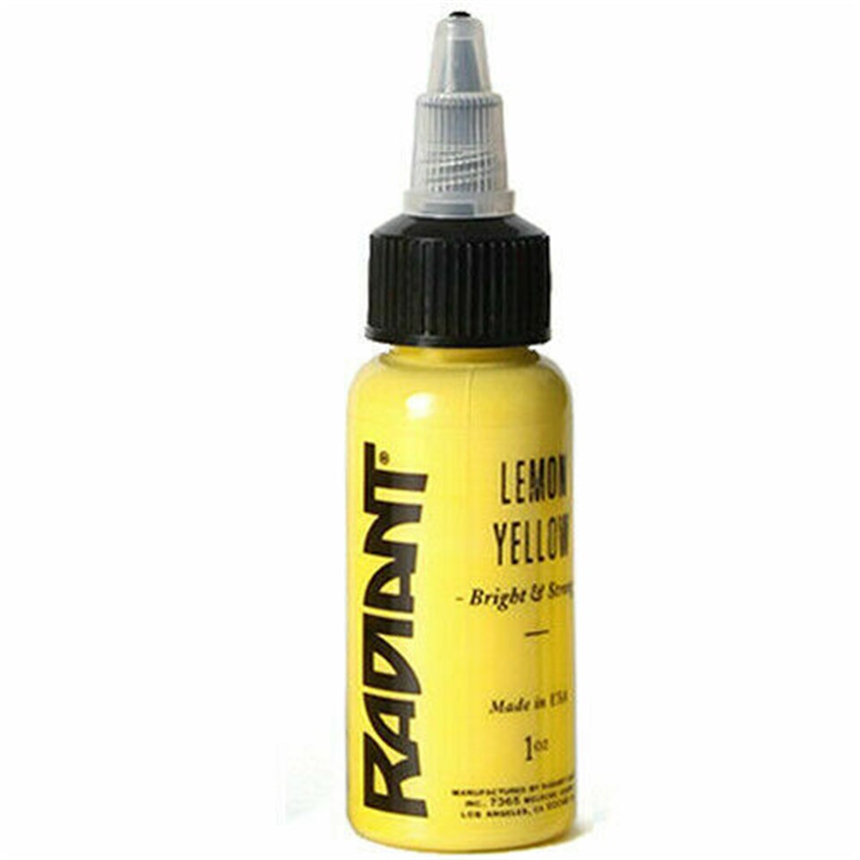 Lemon Yellow - Radiant Tattoo Dövme Boyası - 1oz/30ml