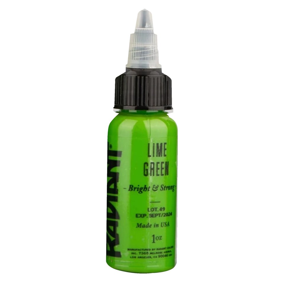 Lime Green - Radiant Tattoo Dövme Boyası - 1oz/30ml