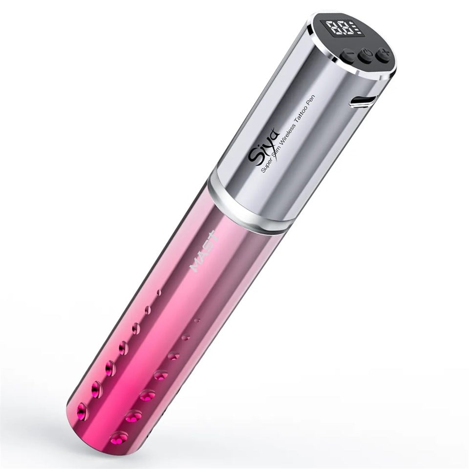 Mast Tour Siya PMU SMP Wireless Tattoo Machine-Pink