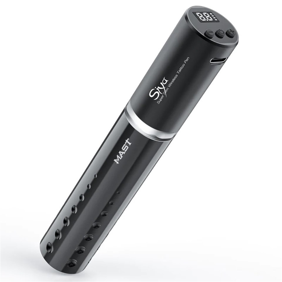 Mast Tour Siya PMU SMP Wireless Tattoo Machine -Black