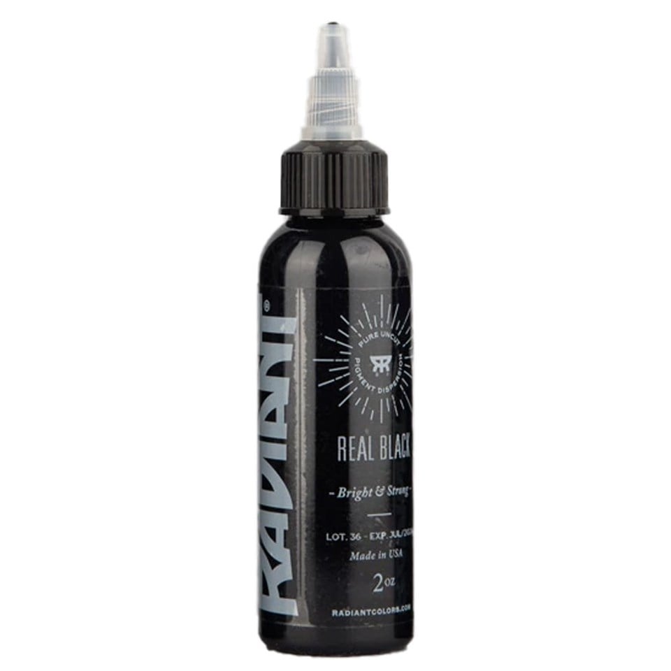 Real Black - Radiant Tattoo Dövme Boyası - 2oz/60ml