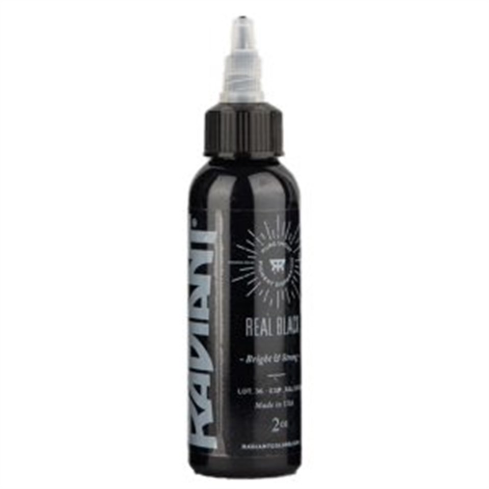 Real Black - Radiant Tattoo Dövme Boyası - 2oz/60ml