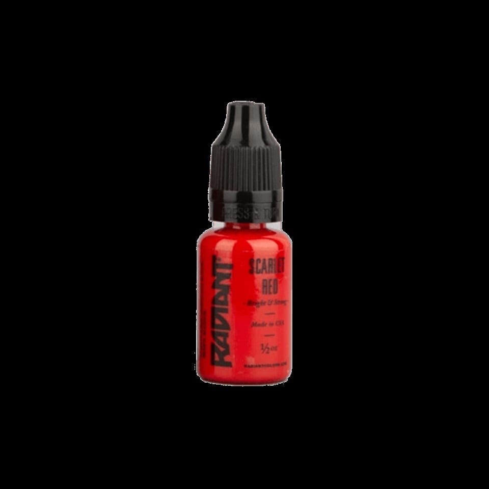 Scarlet Red - Radiant Tattoo Dövme Boyası - 0,5oz/15ml