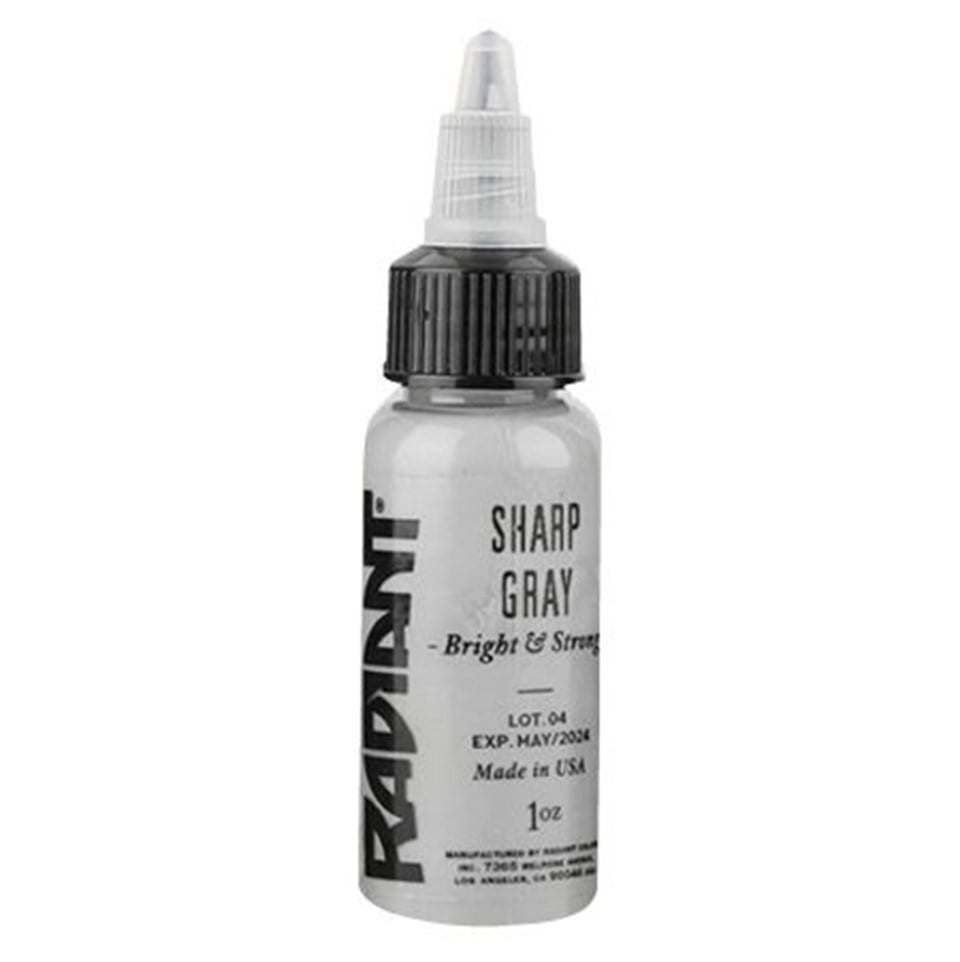 Sharp Gray – Radiant Tattoo Dövme Boyası – 1oz/30ml