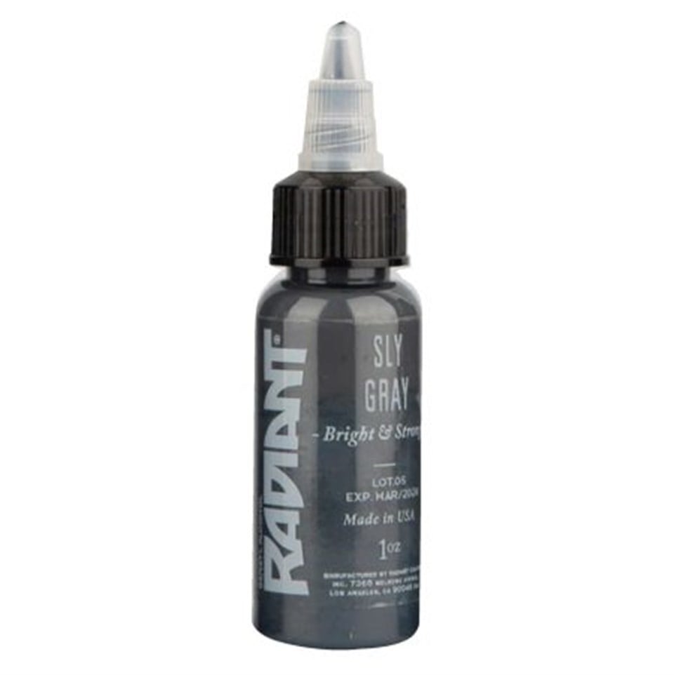 Sly Gray – Radiant Tattoo Dövme Boyası – 1oz/30ml