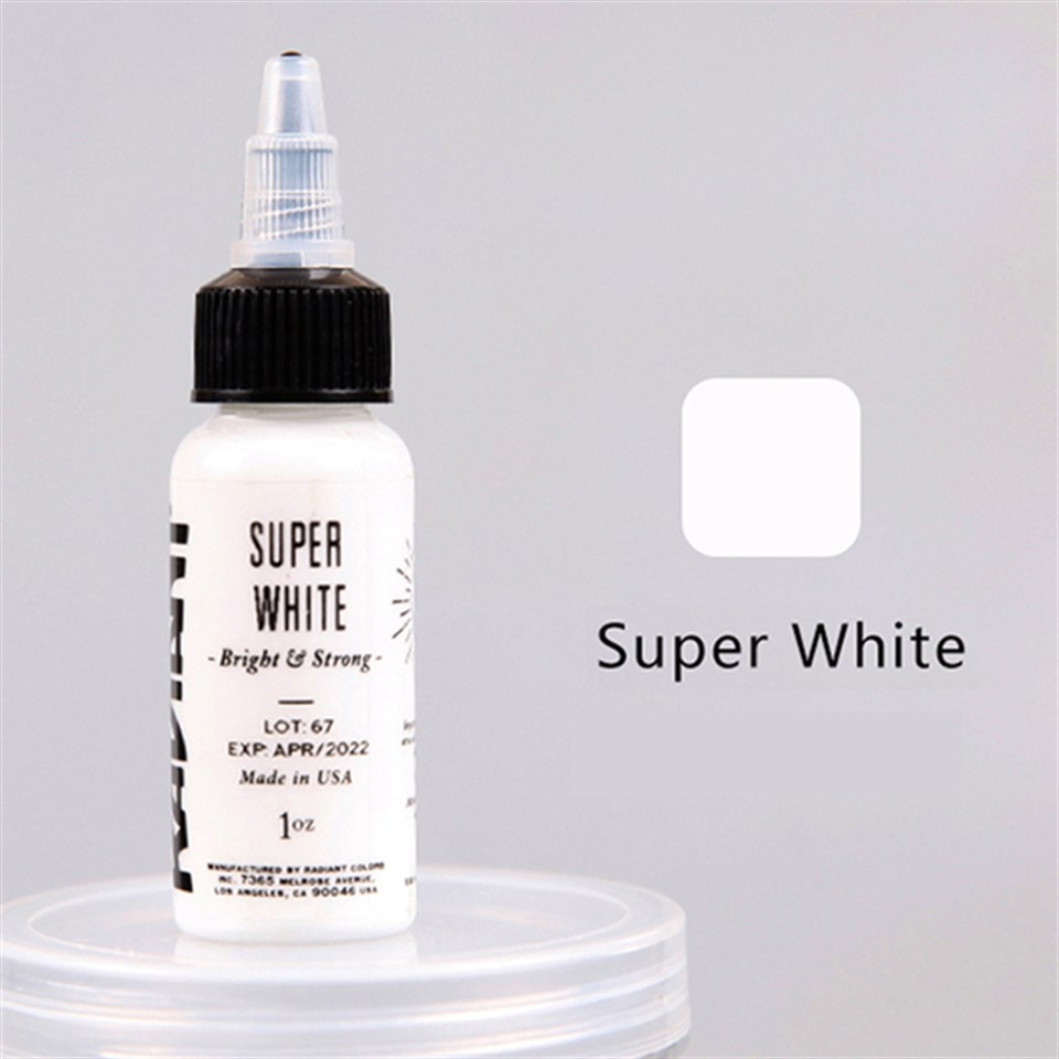 Super White - Radiant Tattoo Dövme Boyası - 1oz/30ml
