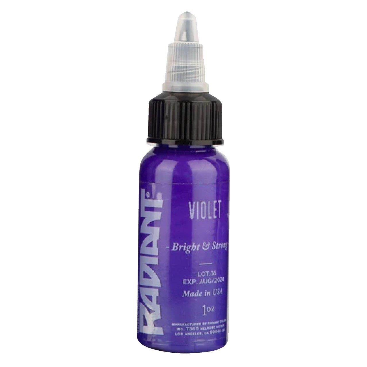 Violet - Radiant Tattoo Dövme Boyası - 1oz/30ml