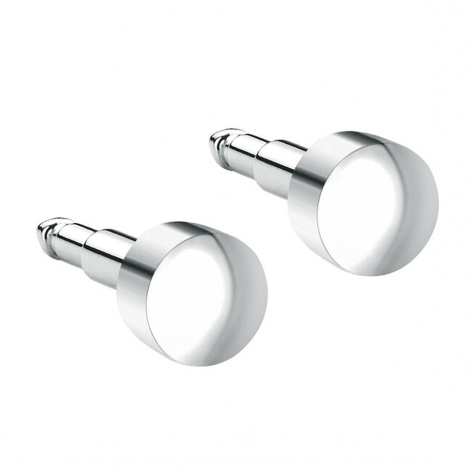 White Ball Kulak Delme Küpesi 12 Adet