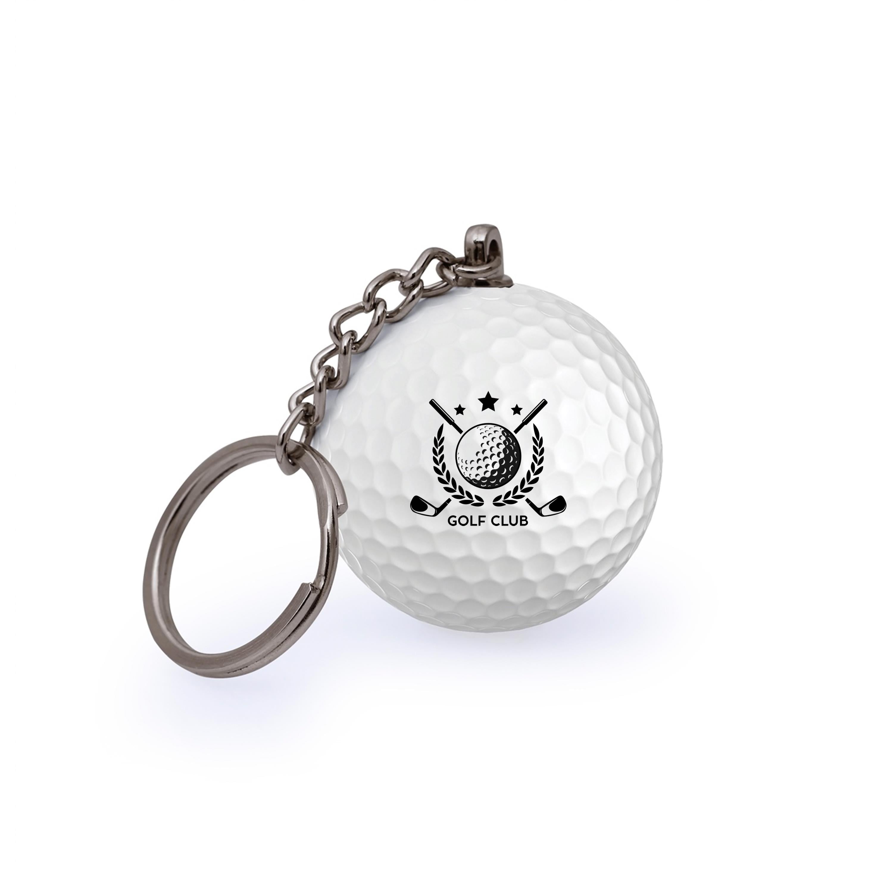 Zek Upp Zekupp Golf Topu Anahtarlık, El Yapımı Anahtarlık, Hediyelik Anahtarlık