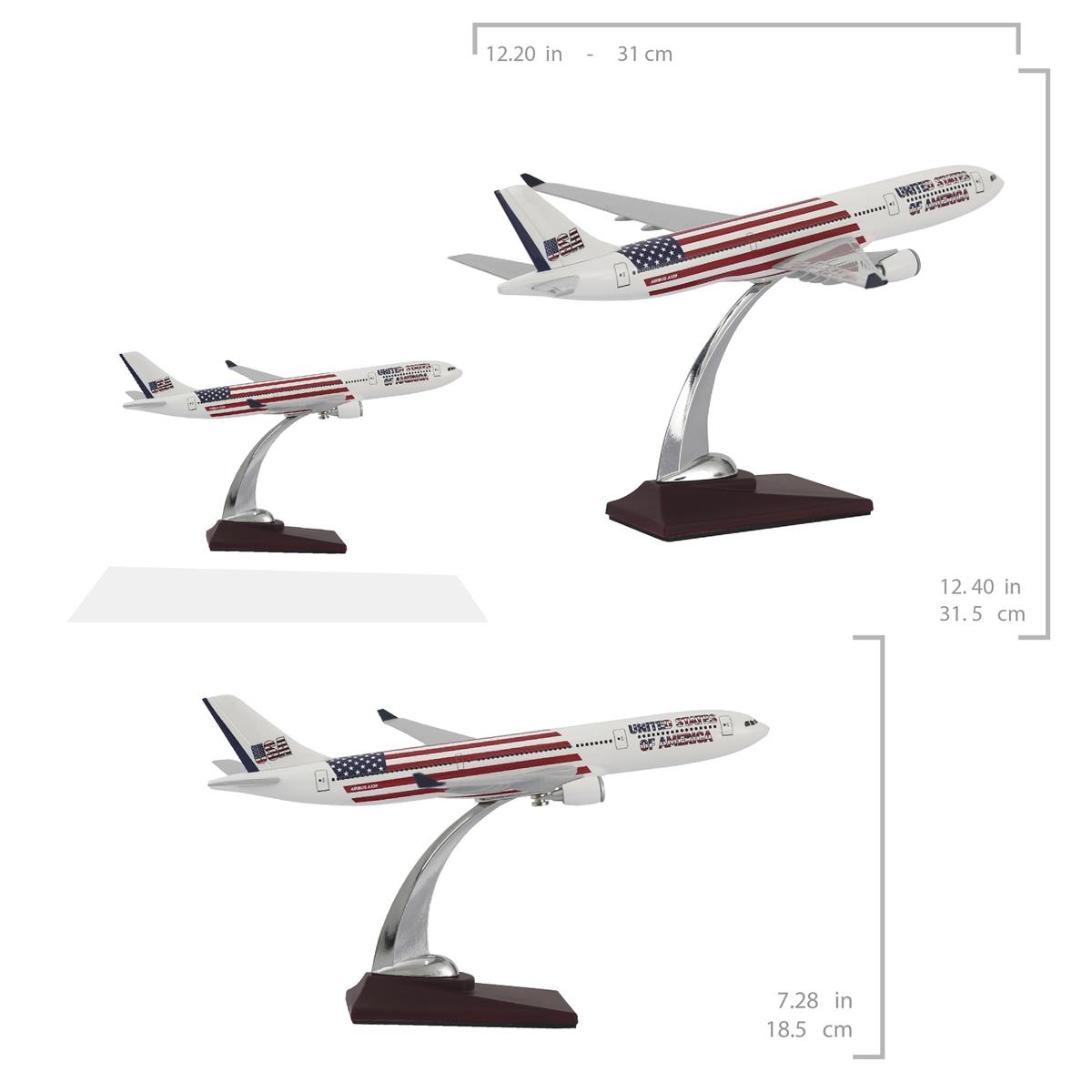 Zekupp Airbus A330-300 1/200 - ABD ÖZEL TASARIM Model Uçak