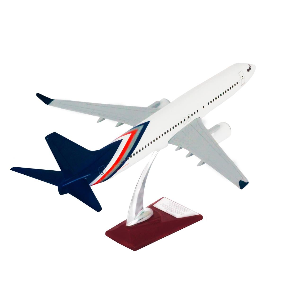 Zekupp Boeing 737-800 1/100 Ölçek Turuncu Lacivert Detaylı Maket Uçak