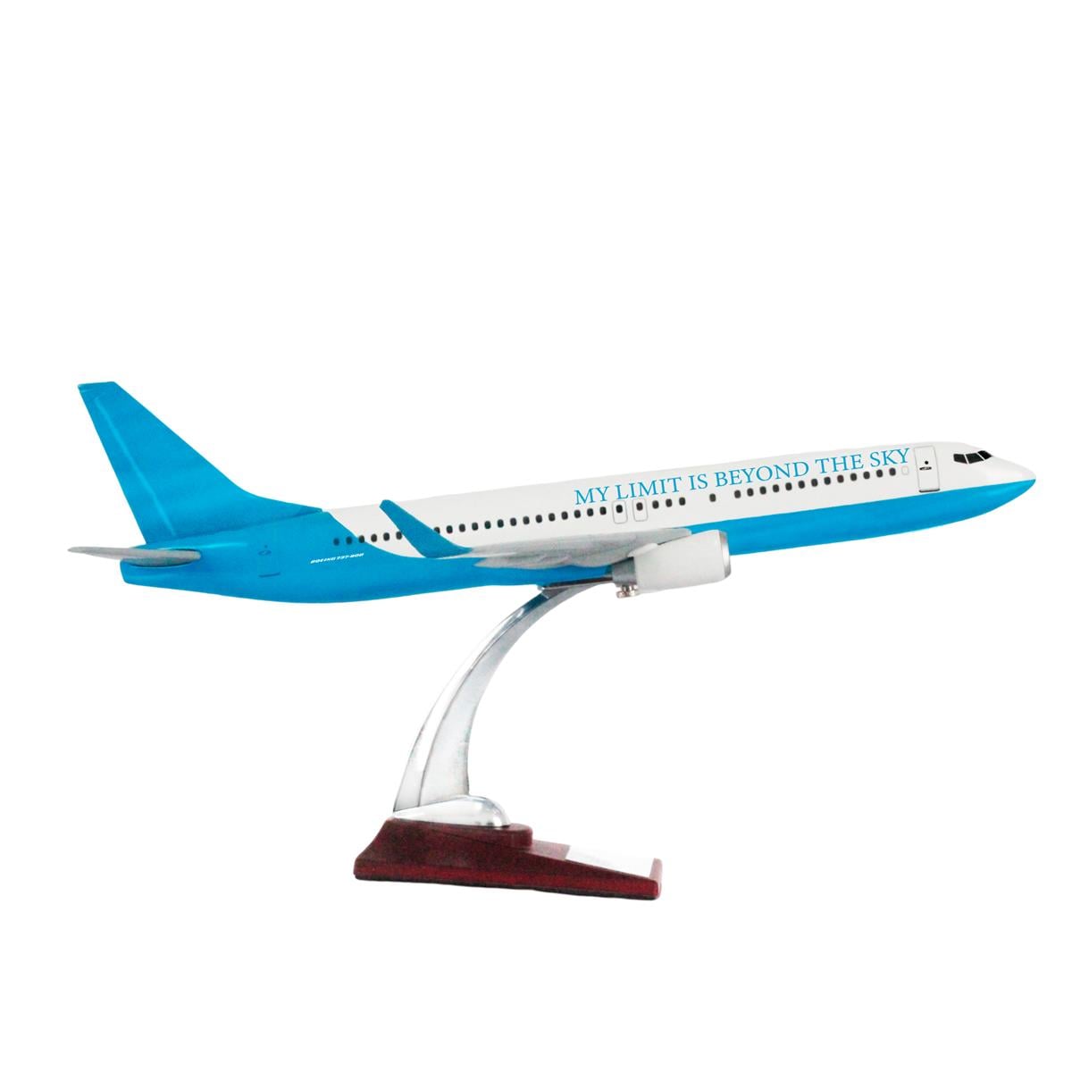 Zekupp Boeing 737-800 1/100 Ölçek My Limit Is Beyond The Sky Tasarım Maket Uçak