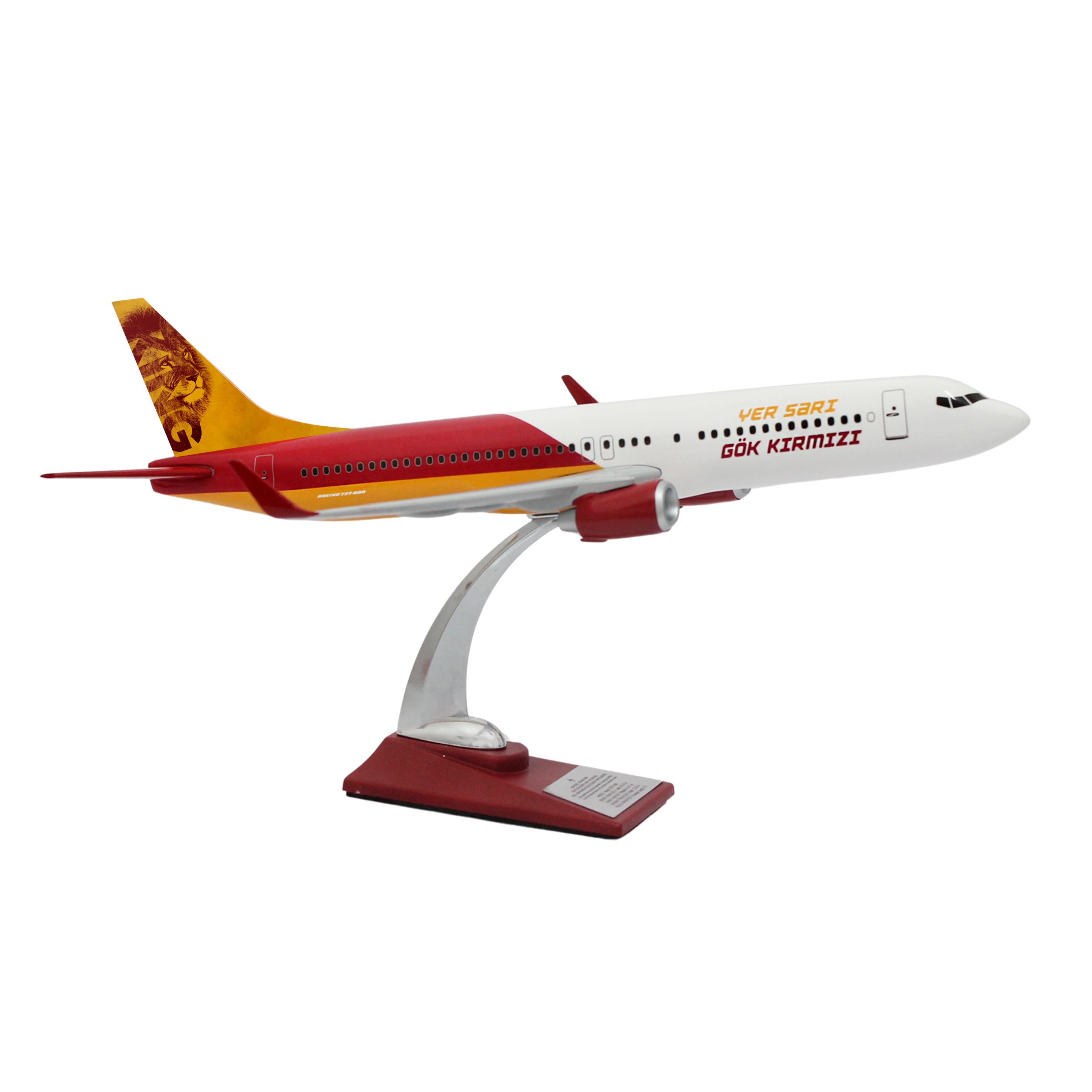 Zekupp Boeing 737-800 1/100 Ölçek Lion King Tasarımlı Maket Uçak