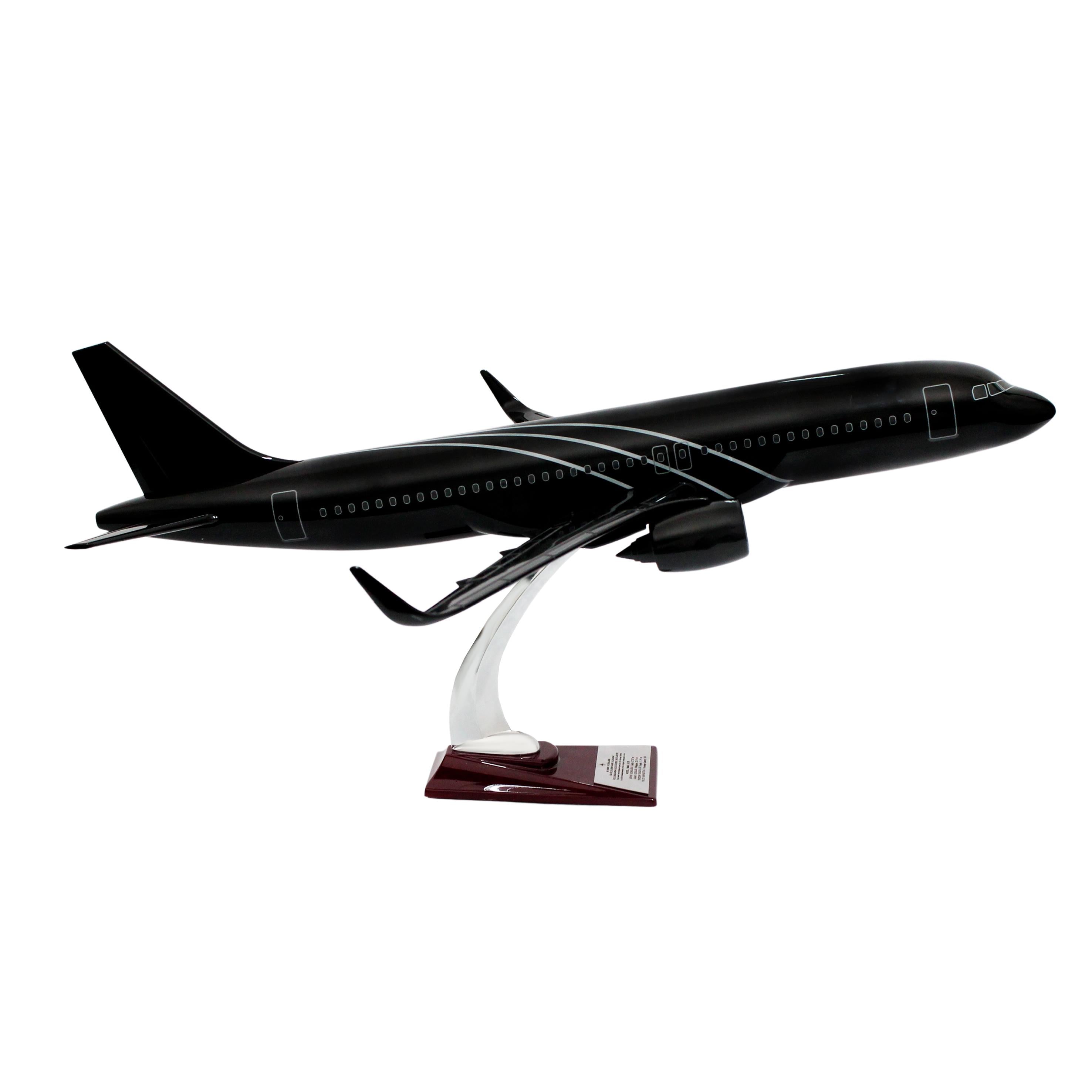 Zekupp Airbus 320-200 1/60 Ölçek Çizgili  Tasarım Keman Boy Maket Uçak