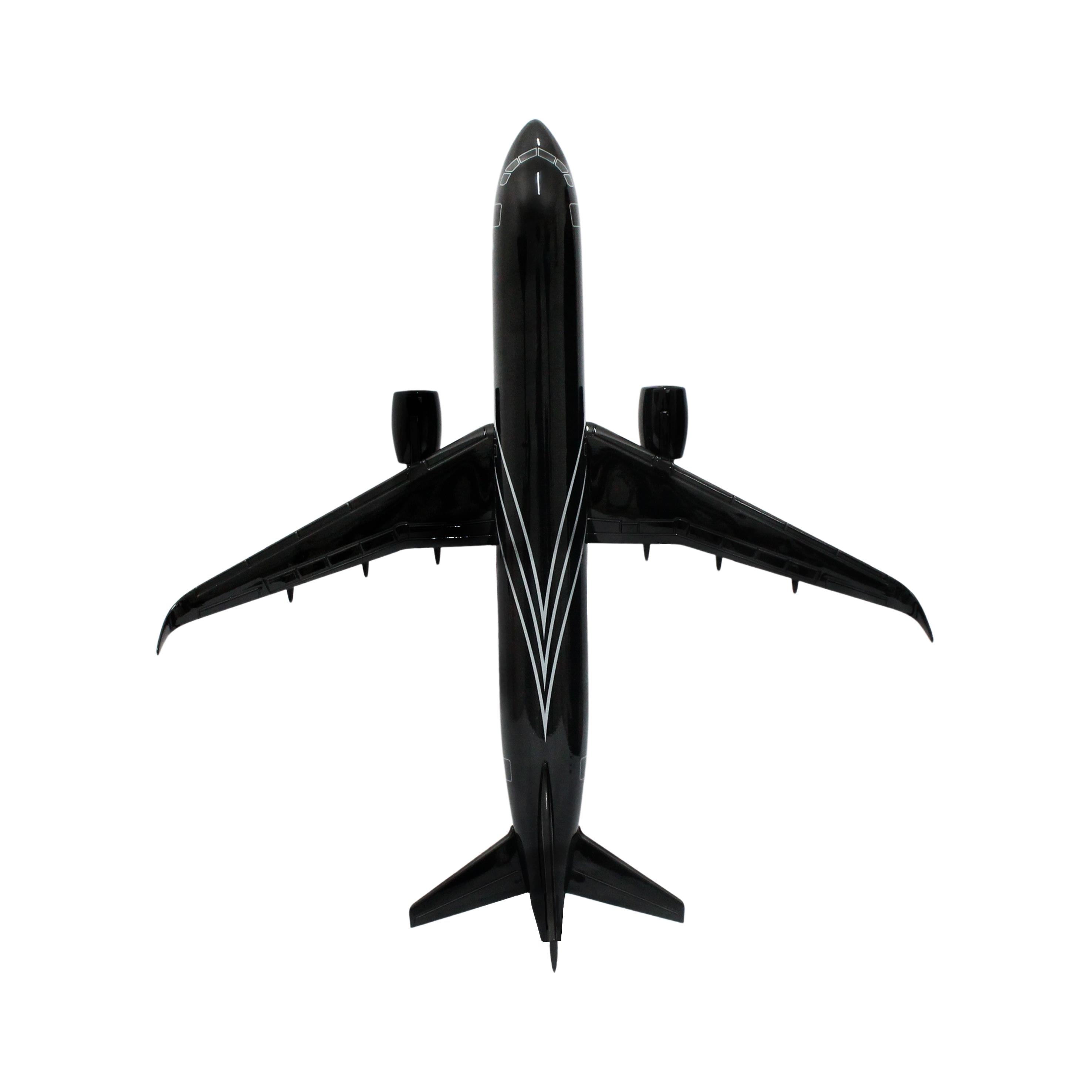 Zekupp Airbus 320-200 1/60 Ölçek Çizgili  Tasarım Keman Boy Maket Uçak