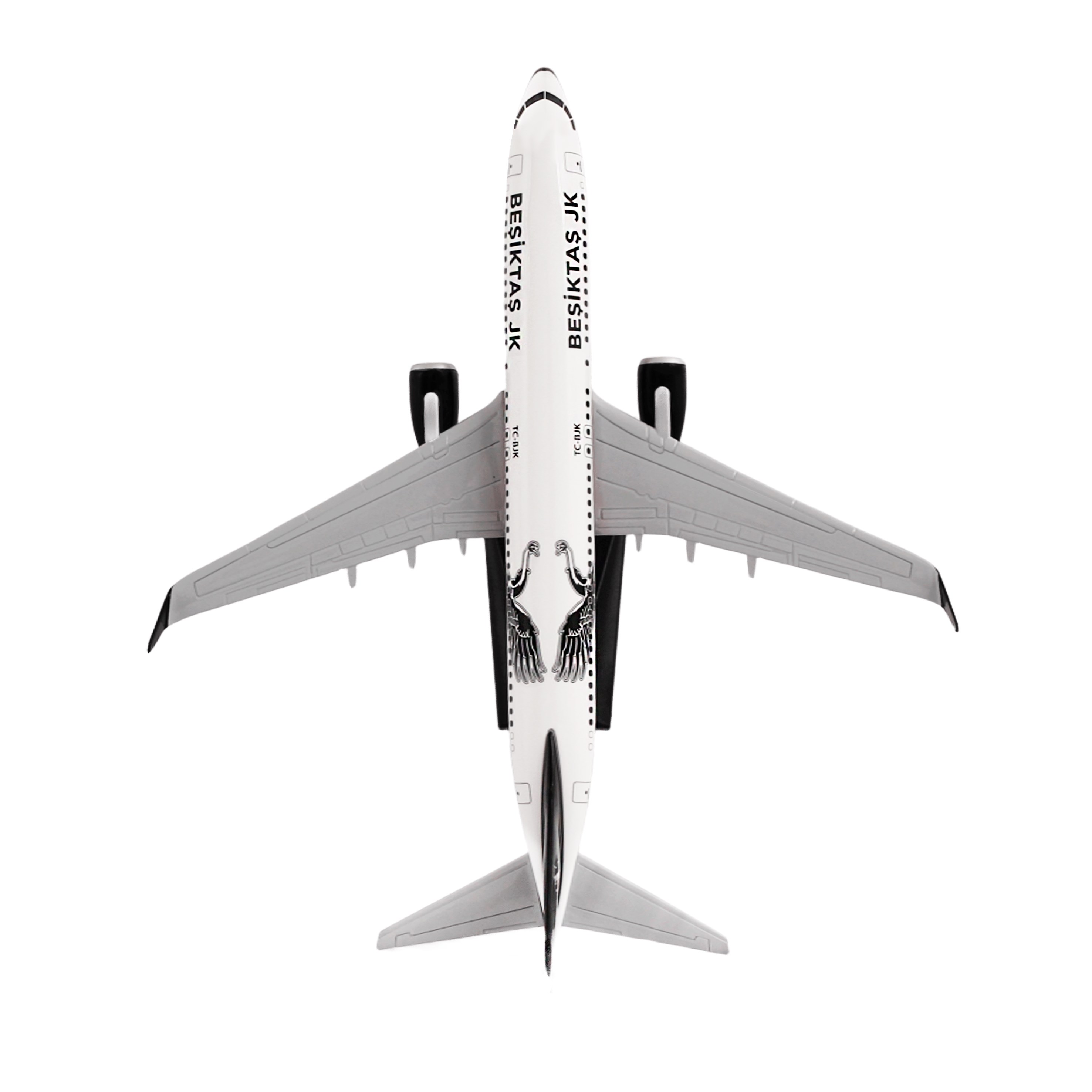 Zekupp Boeing 737-800 1/100 Ölçek Beşiktaş Lisanslı Klasik Tasarım Nostalji Maket Uçak