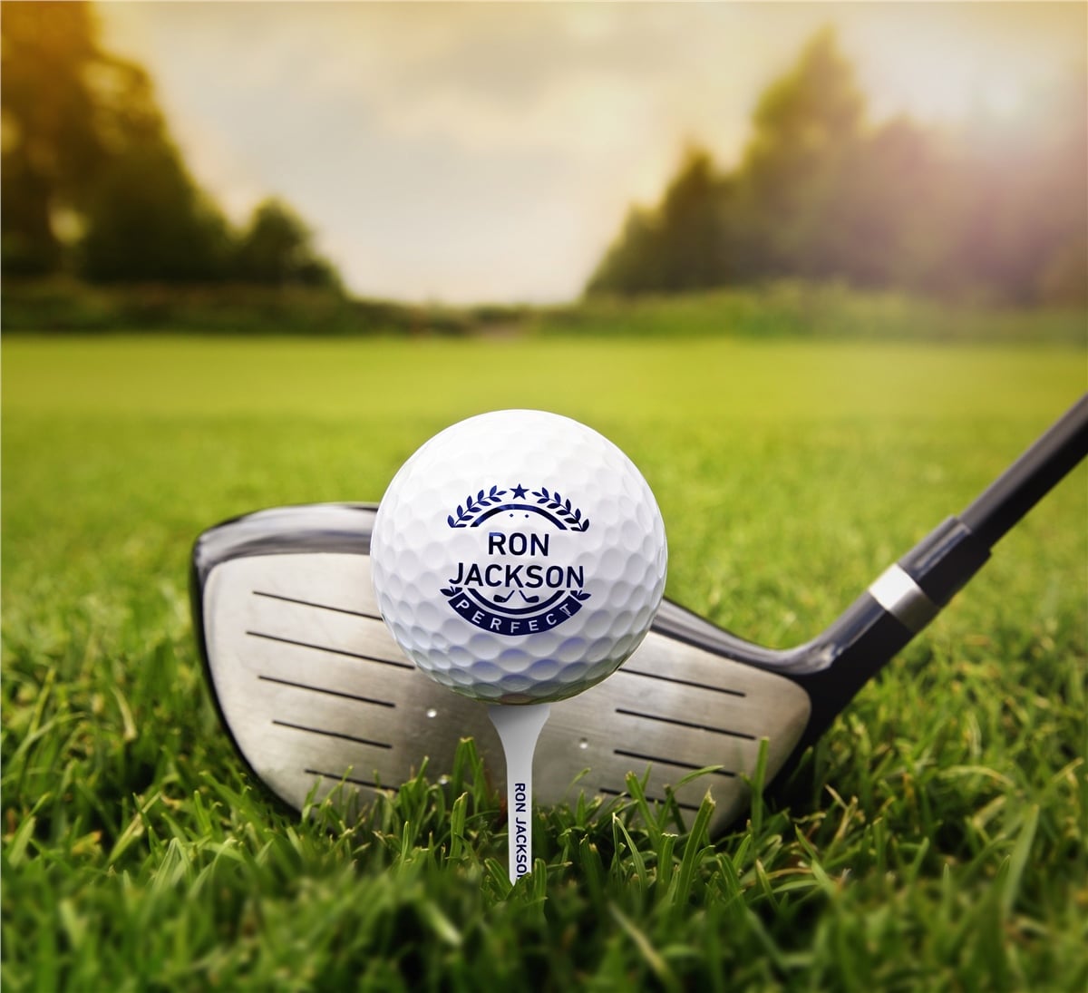 Zekupp Profesyonel Marker ve 3 Tee Ahşap Kutu Golf Seti