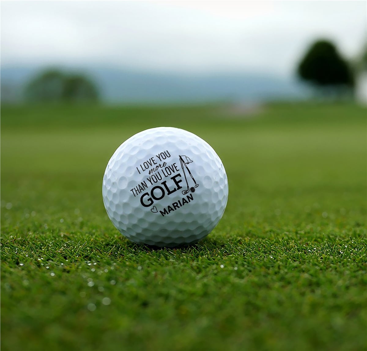 Zekupp Profesyonel Marker ve 3 Tee Ahşap Kutu Golf Seti