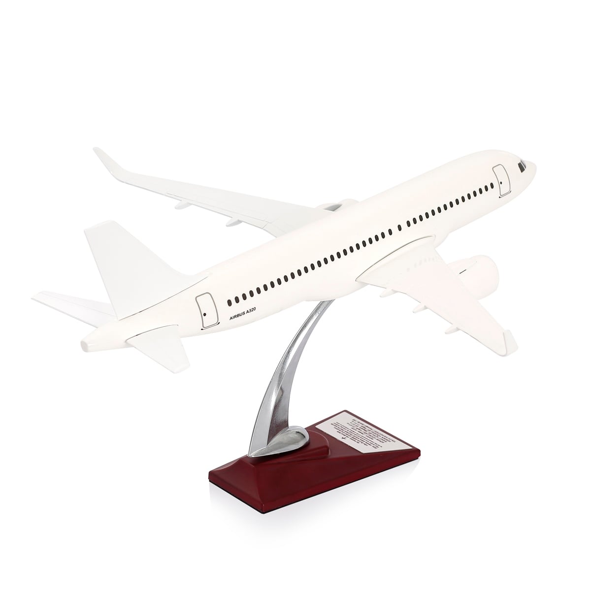 ZekUpp - Maket Uçak - Airbus 320-200 1/100 - Beyaz ÖZEL TASARIM Model Uçak