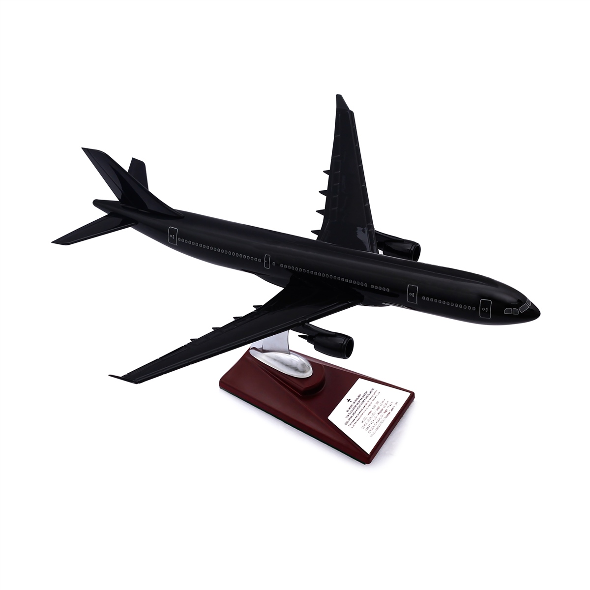 Zekupp - Maket Uçak - Airbus A330-300 1/200 - SİYAH ÖZEL TASARIM Model Uçak