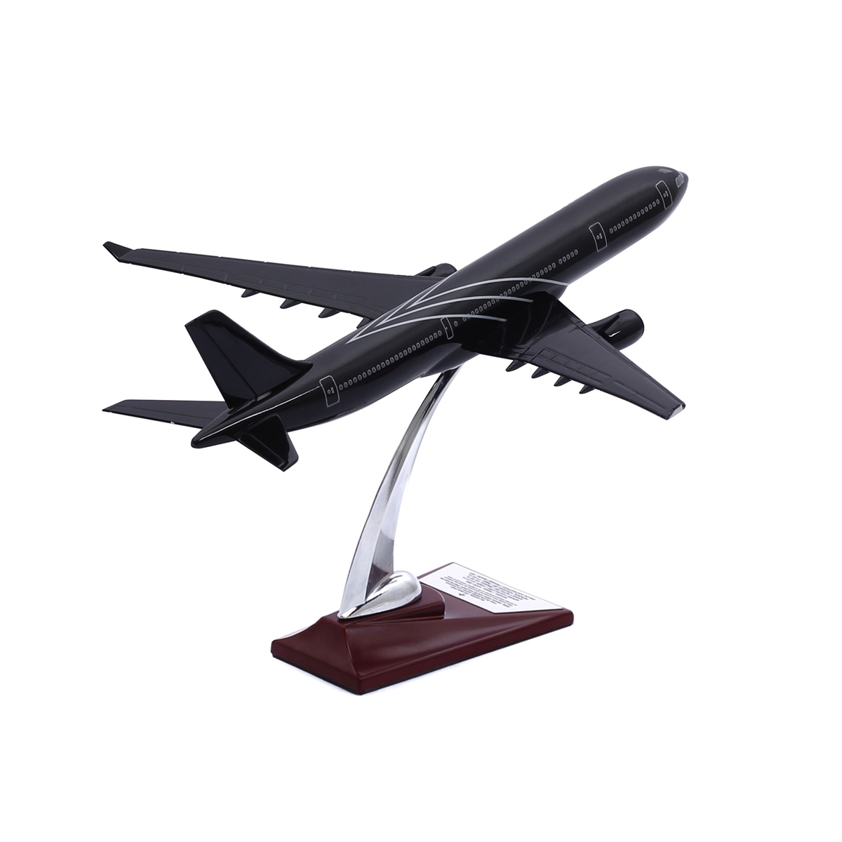 Zekupp - Maket Uçak - Airbus A330-300 1/200 - SİYAH ÖZEL TASARIM Model Uçak
