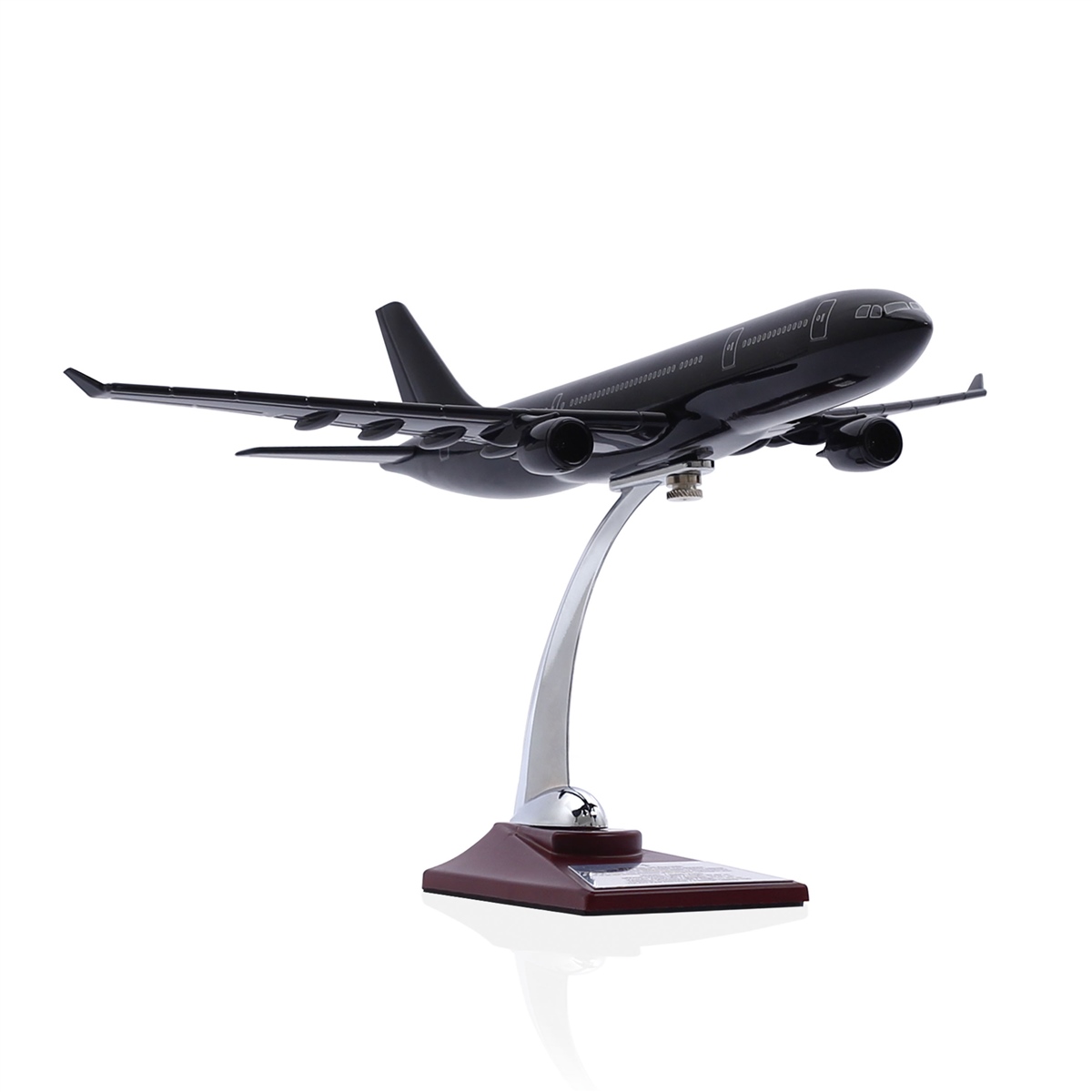 Zekupp - Maket Uçak - Airbus A330-300 1/200 - SİYAH ÖZEL TASARIM Model Uçak