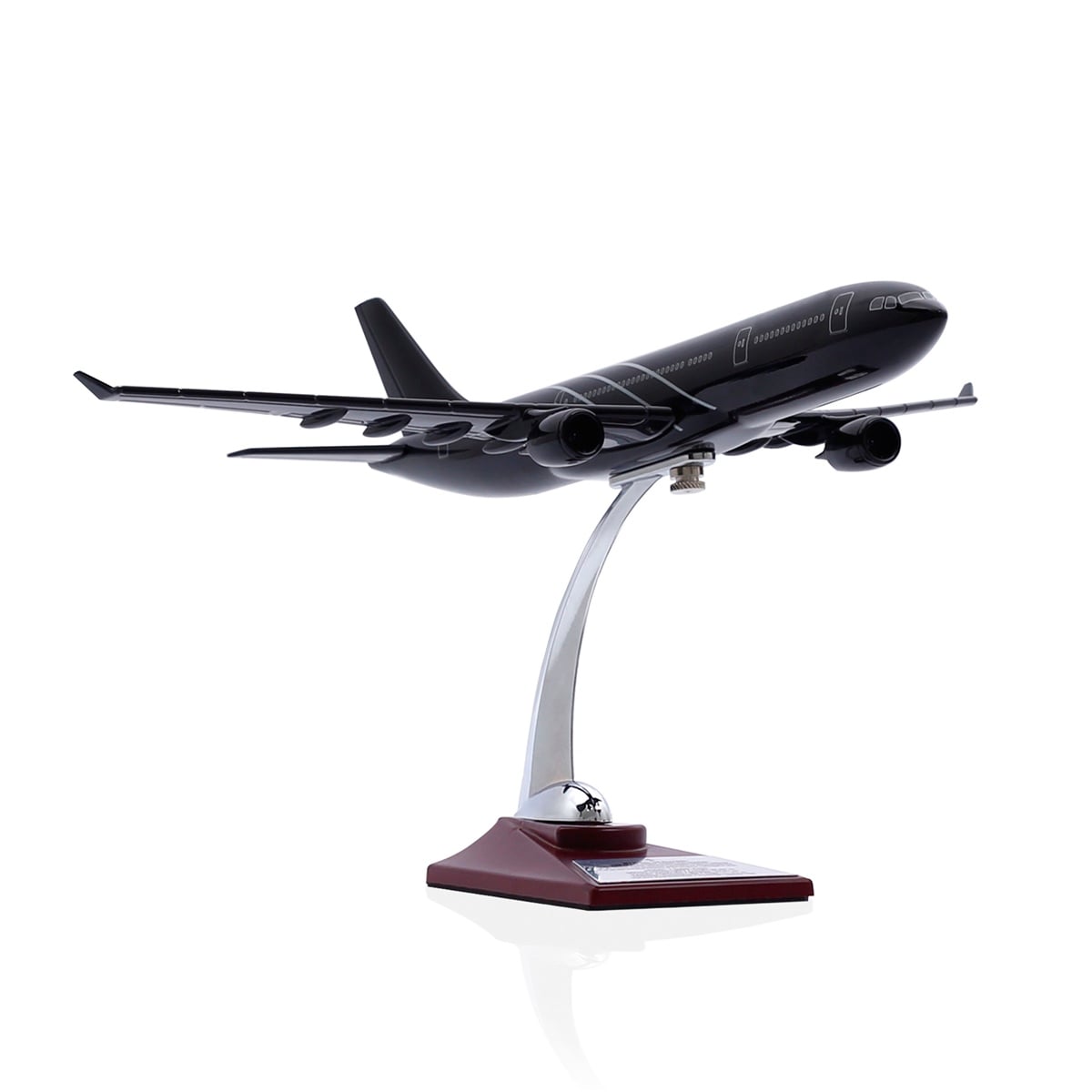 Zekupp - Maket Uçak - Airbus A330-300 1/200 - SİYAH ÖZEL TASARIM Model Uçak