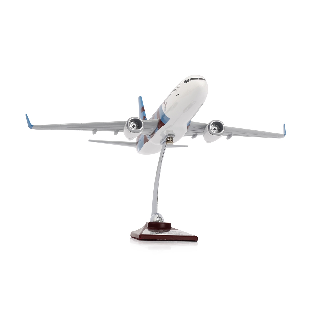 ZekUpp - Maket Uçak - Boeing 737-800 1/100 - BORDO MAVİ TARAFTAR Özel Tasarım Model Uçak